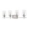 Z-Lite Joliet 4 Light Vanity, Brushed Nickel & Clear 473-4V-BN - alternate 3